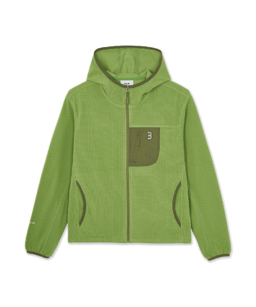 Light Fleece Hood Zip-Up