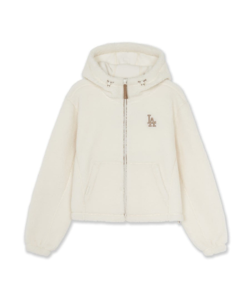 WomenS Fleece Crop Zip-Up