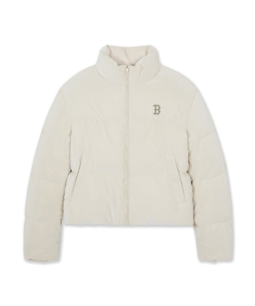WomenS Matt Glossy Crop Down Jkt