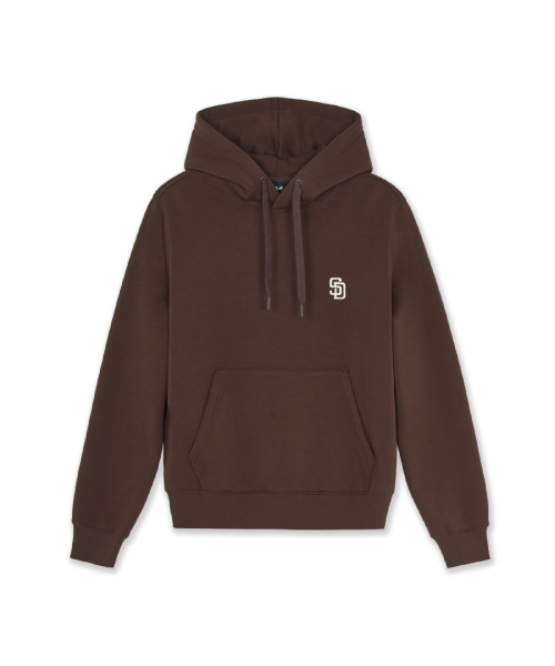 Basic Small Logo Brushed Hoodie