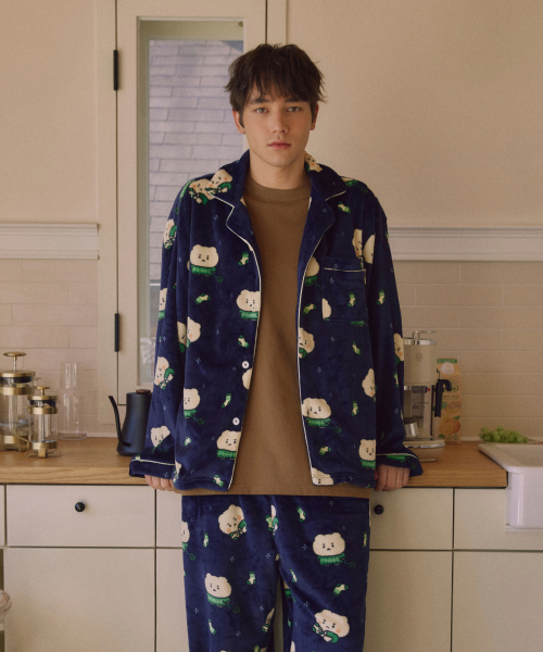 MANGGEUREOJIN GOM Sleep Pajamas (Navy)_SPPPG4VU02