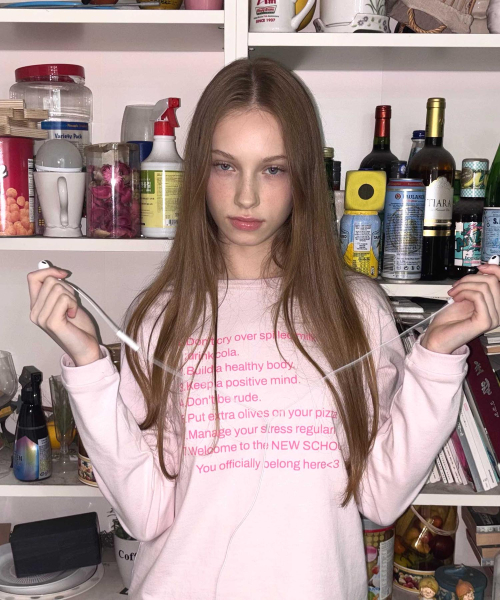 Notice Regulation Long Sleeve Baby Pink