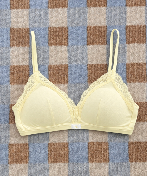 휠라언더웨어 러버스 트라이앵글 브라 Lemon Color