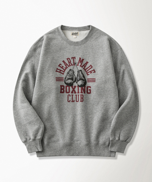 브론슨 Boxing Club Graphic 17.5 oz Sweatshirt Grey