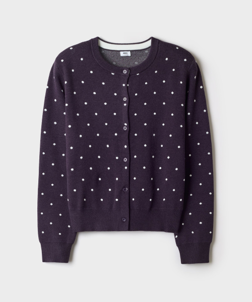 [Soft Yarn] Dot Cardigans_SPCKG49G03