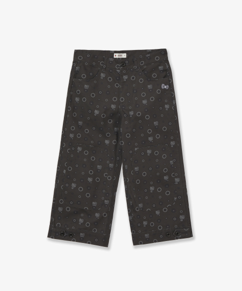 HELLO KITTY WORK PANTS [CHARCOAL]