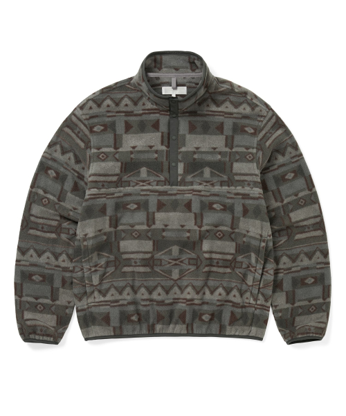 Fleece Pullover Brown