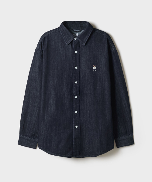 (WOODY) Oversized Denim Shirts_SPYJG49CY3