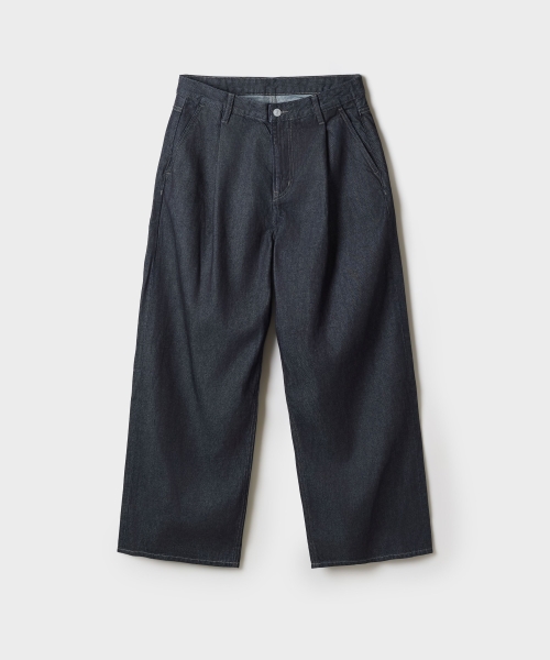 Pleated Wide Jeans_SPTJG49C52