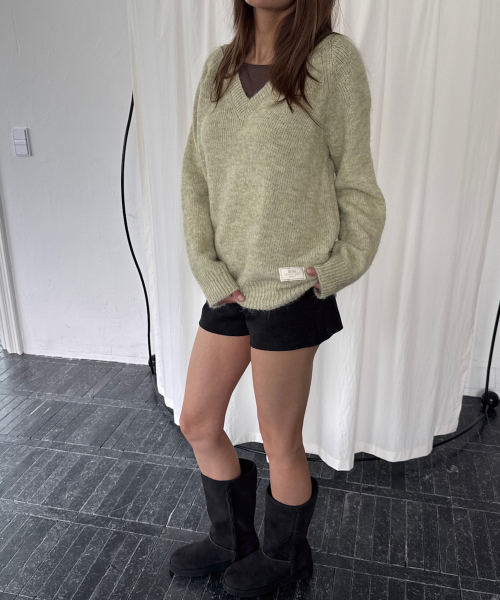 WOOL MICRO PANTS (BLACK)