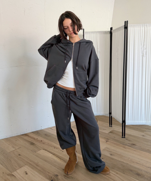 EASY SWEAT PANTS (CHARCOAL)