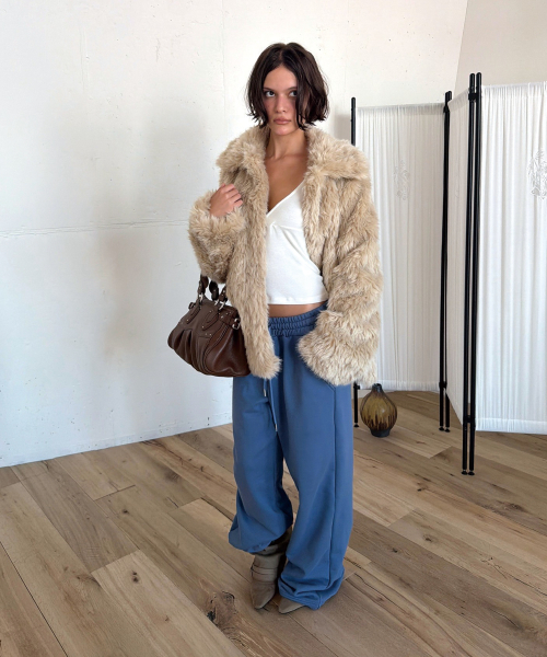 EASY SWEAT PANTS (VINTAGE BLUE)