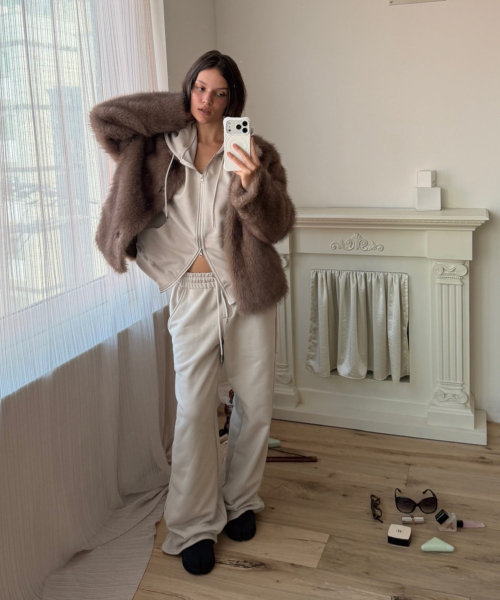EASY SWEAT PANTS (VINTAGE BEIGE)