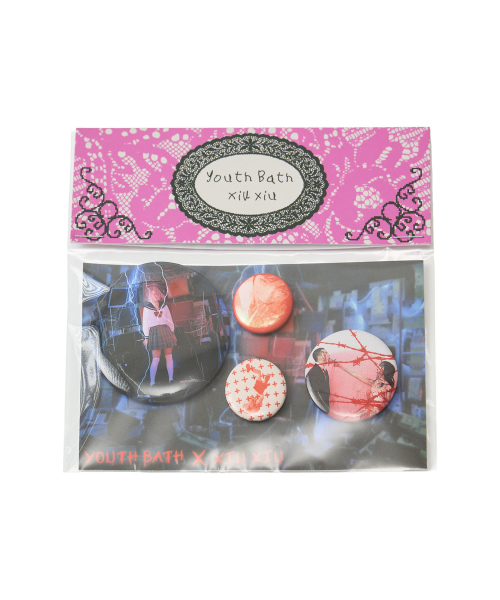 CHAI　ＣＤ6枚セット　ピンバッジ付き MUSINSA公式 | YOUTHBATH YB x XIUXIU ピンバッジセット