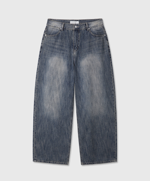 다이브인 LOOSED WIDE DENIM PANTS (VINTAGE BLUE)