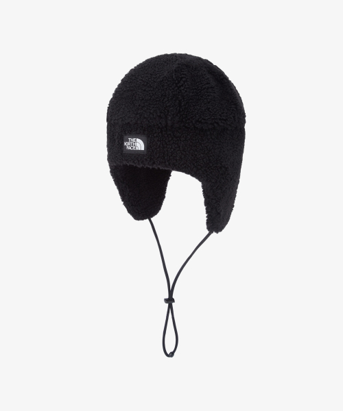 노스페이스 NE3BS51A 플러피 이어머프 비니 BLACK