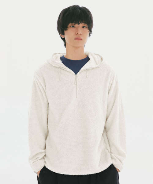 Light Mesh Fleece Half Zip Up_SPFWG4TC11