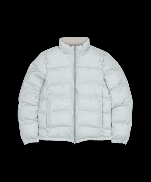 [Second Release] 038 BASIC PUFFER JACKET ICE GREY