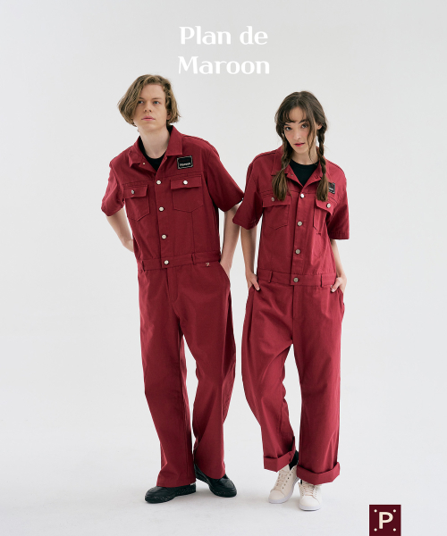 플랑 드 마룬 JUMPSUIT_MAROON