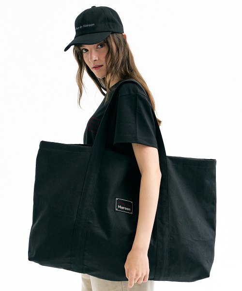 플랑 드 마룬 LOGO BIG BAG_BLACK
