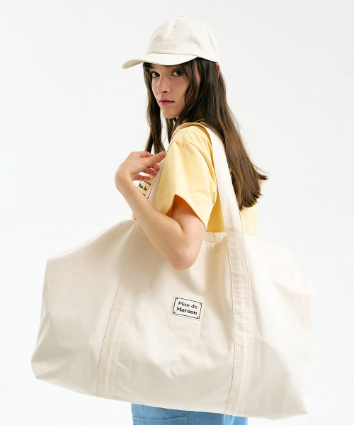 플랑 드 마룬 LOGO BIG BAG_IVORY