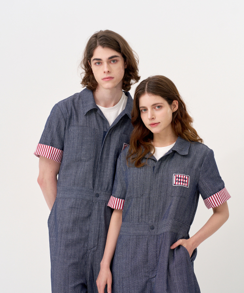 플랑 드 마룬 DAILY JUMPSUIT_BERRY NAVY