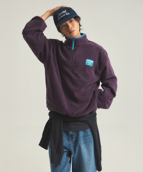 TOM AND JERRY Fleece Half-Zip (Navy)_SPFZG4TU05