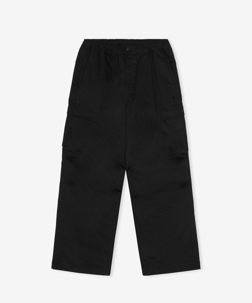 뉴발란스 NBNTG41923 / UNI 헤리티지 우븐 카고 와이드 팬츠 (BLACK)