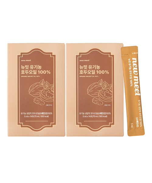 뉴밋 유기농 호두오일 100 14포 x 2박스 (28포)