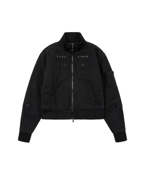 아캄 Multi Pocket Jacket (Black)