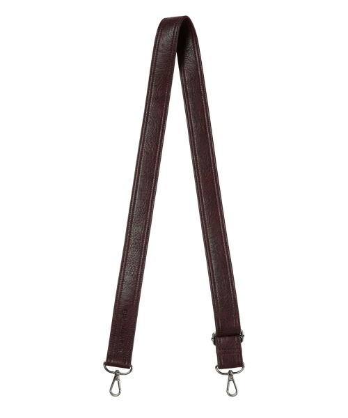 이우가마카라스 Studded Leather Shoulder Bag (Burgundy) - Strap