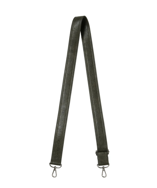 이우가마카라스 Studded Leather Shoulder Bag (Khaki) - Strap