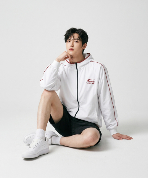 벤디스 [SET] 남자 루즈핏 집업 래쉬가드&베이직 단색 스윔쇼츠 세트 C307 A105