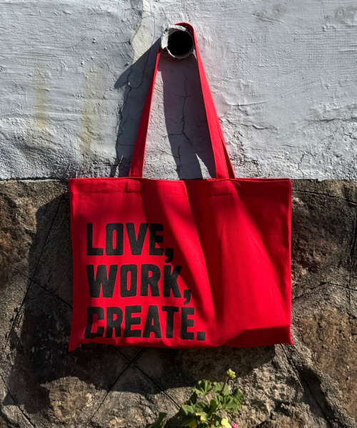 스터니 Love Work Create ECO BAG RED