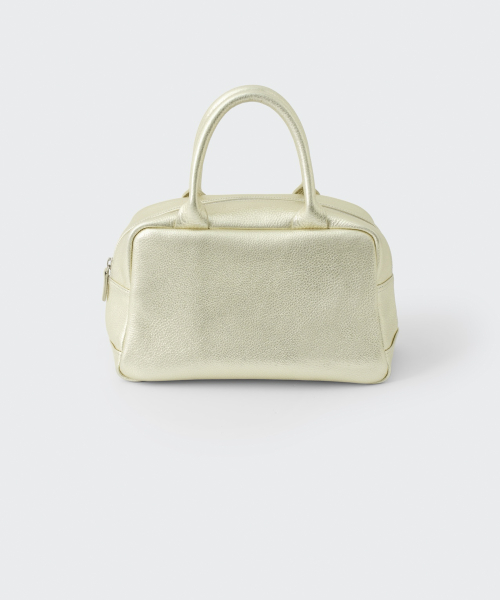 코스모스 METALLIC BOSTON BAG (GOLD)