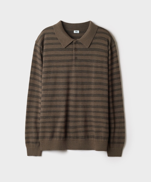 Collared Pinstripe Knit_SPKWG49C03