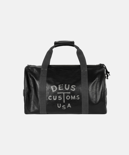 The Leather Boston Bag_Black — Main product photo