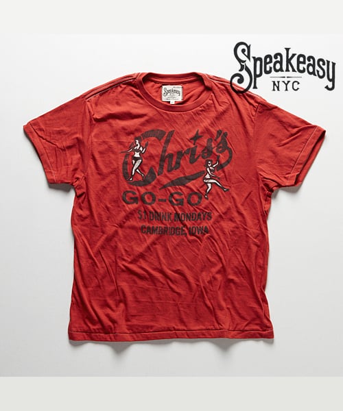 스피크이지(SPEAK EASY) [Speak Easy]Chris’s go-go tee (Red) - 98,000 | 무신사 스토어