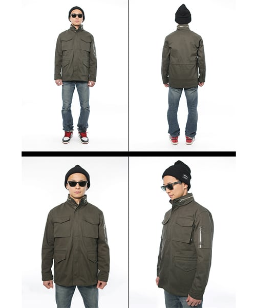 EVM-65 куртка с внутренний жилет (Dark Olivegreen)