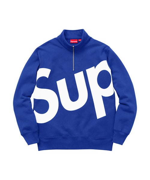 Supreme sup shop half zip pullover