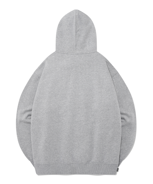 MUSINSA | COVERNAT C logo hoodie melange gray