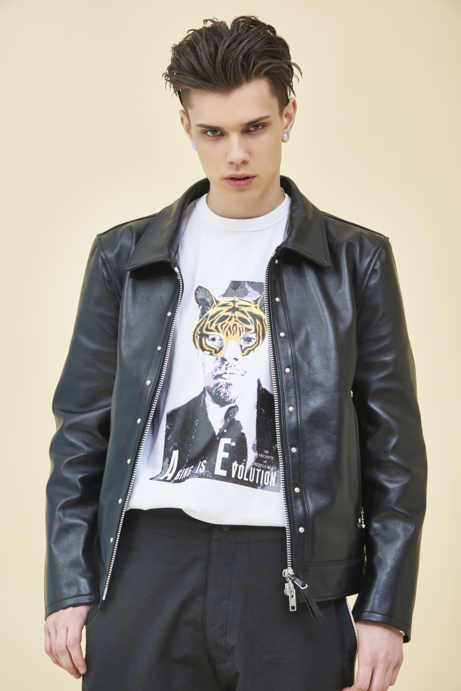 MUSINSA | DIAFVINE DV.LOT 509 “STUDDED LEATHER JACKET