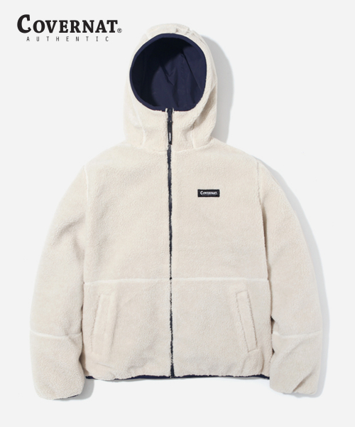 REVERSIBLE FLEECE WARM UP JACKET IV/NA 