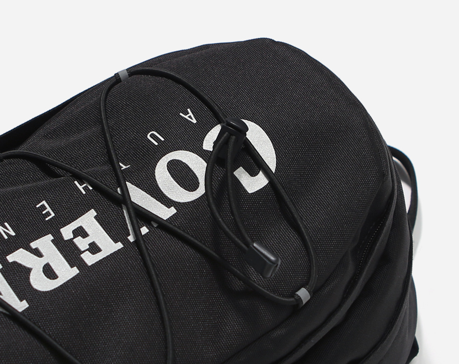 커버낫(COVERNAT) 코듀라 어센틱 로고 럭색 블랙