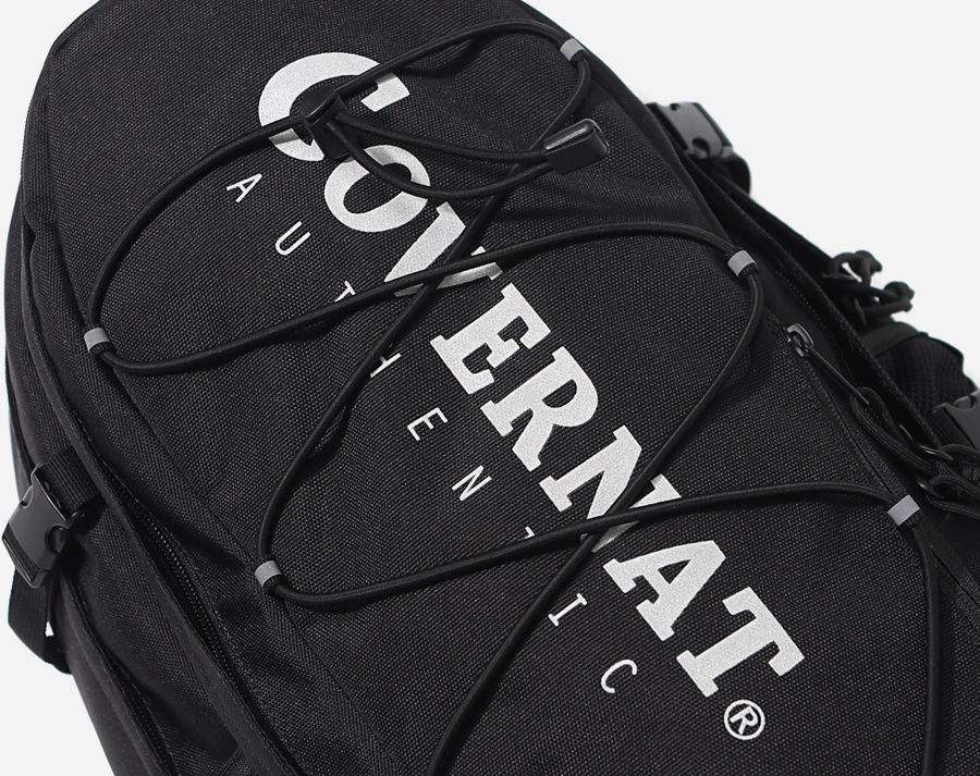 커버낫(COVERNAT) 코듀라 어센틱 로고 럭색 블랙