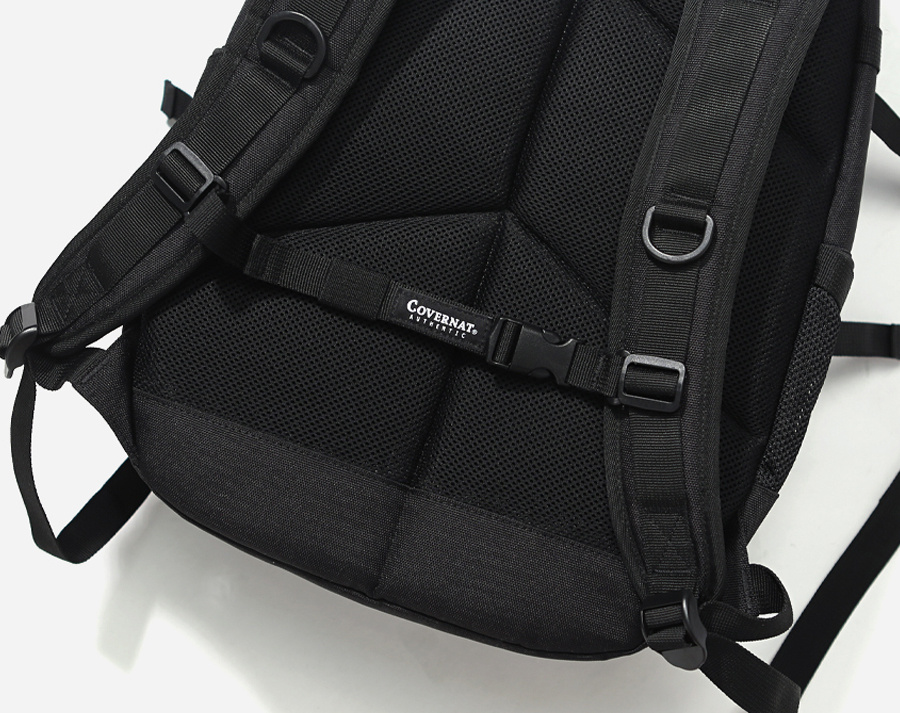 커버낫(COVERNAT) 코듀라 어센틱 로고 럭색 블랙