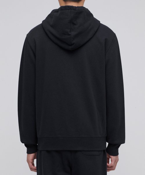 MUSINSA | MUSINSA STANDARD ZIP-UP HOODIE [BLACK]