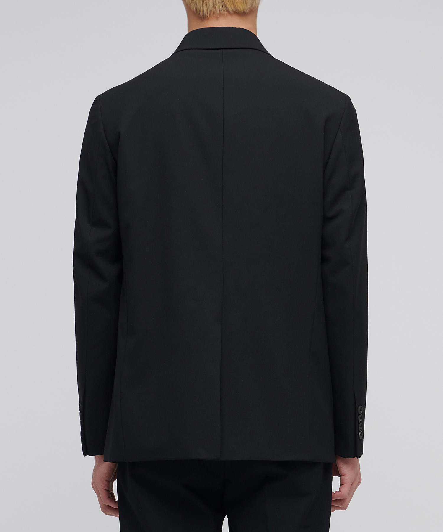 LIGHTWEIGHT BASIC BLAZER [BLACK]