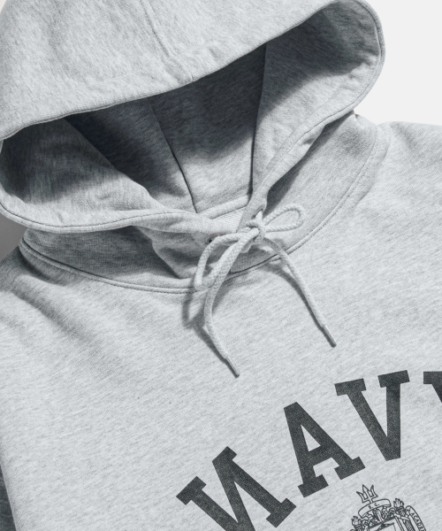 NAVAL Academy Heavyweight Hoodie Grey thumbnail 4