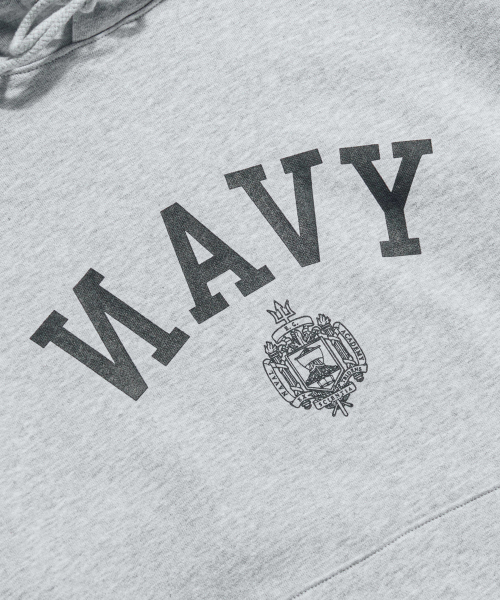 NAVAL Academy Heavyweight Hoodie Grey thumbnail 5